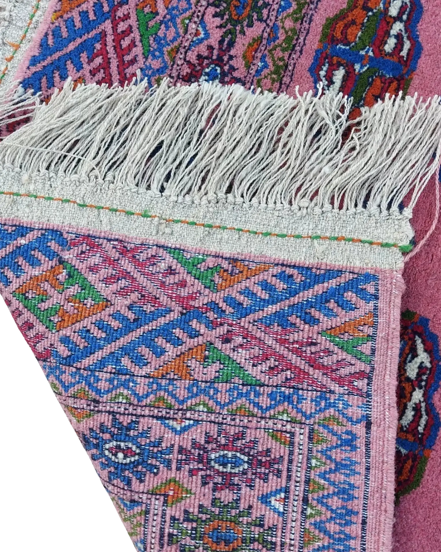 2'7" x 4" Persian Style Handmade Wool Rug Bukhara Turkoman Rug Oriental