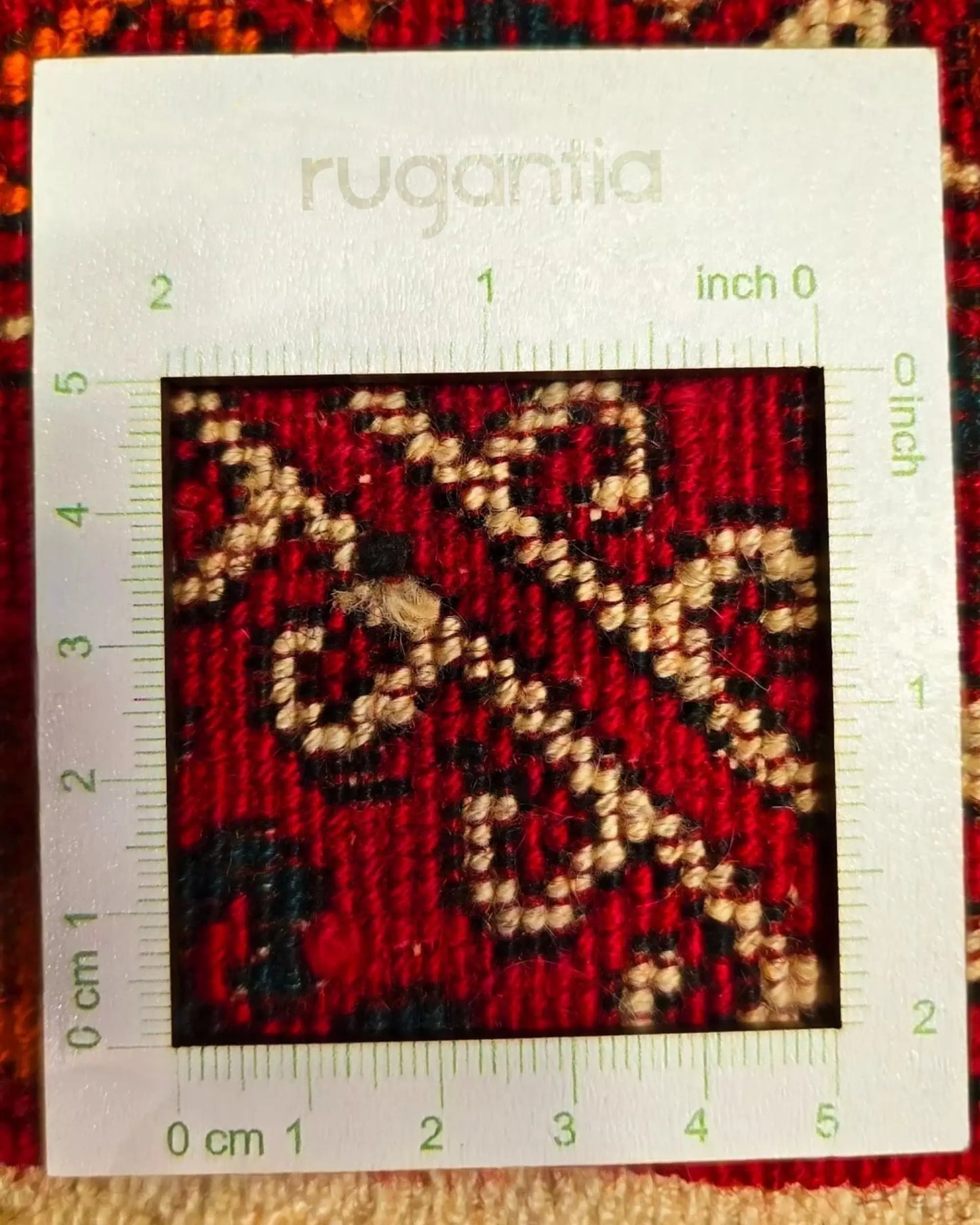 2'3" x 4'6" Persian Style Hand-Knotted Wool Rug Meditation Mat